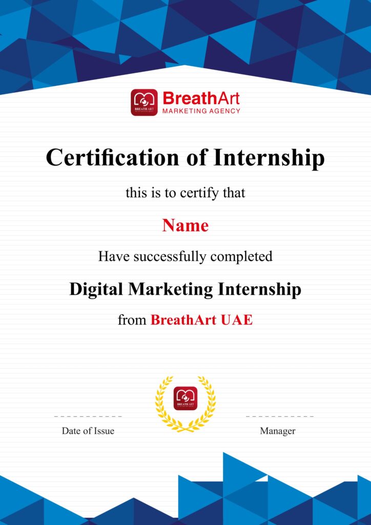 BreathArt institute digital marketing certification
